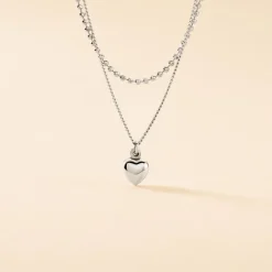 Discount Histoire d'Or Collier Monifa Argent Blanc