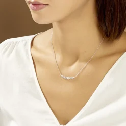 Histoire d'Or Collier Monique Argent Blanc Oxyde De Zirconium* Colliers|Colliers