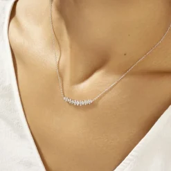 Histoire d'Or Collier Monique Argent Blanc Oxyde De Zirconium* Colliers|Colliers