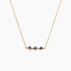 New Histoire d'Or Collier Muhsina Or Jaune Saphir