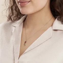 Histoire d'Or Collier Murriel Argent Blanc Ambre* Colliers|Colliers Fantaisie