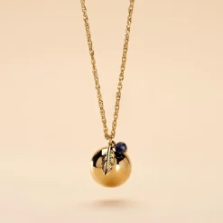 Histoire d'Or Collier My Bola Acier Jaune Aventurine* Colliers|Sautoirs