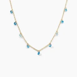 Histoire d'Or Collier Myosothis Plaqué Or Pierres* Colliers|Colliers