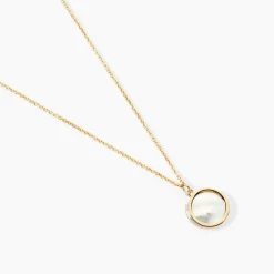 Online Histoire d'Or Collier Naïade Or Jaune Nacre