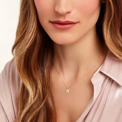 Discount Histoire d'Or Collier Nacrea De Zirconium or jaune oxyde