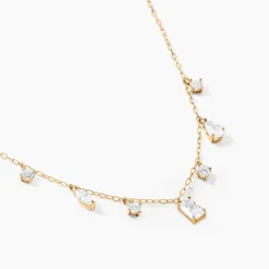 Histoire d'Or Collier Nanashi Or Jaune Oxyde De Zirconium