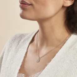 Histoire d'Or Collier Naomie Argent Blanc