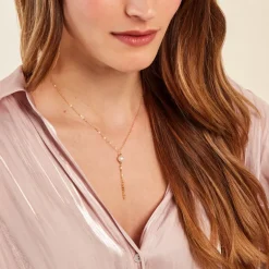 Histoire d'Or Collier Narca Or Jaune Perle De Culture