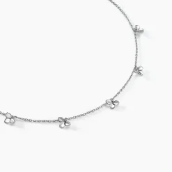 Hot Histoire d'Or Collier Narcisse Dream Argent Blanc