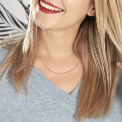 New Histoire d'Or Collier Naria Plaqué Or Jaune