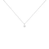 Hot Histoire d'Or Collier Natalia Platine Blanc Diamant