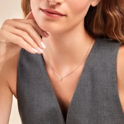 Histoire d'Or Collier Neruda Argent Blanc Oxyde De Zirconium* Colliers|Colliers