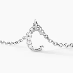 Online Histoire d'Or Collier Neruda Argent Blanc Oxyde De Zirconium