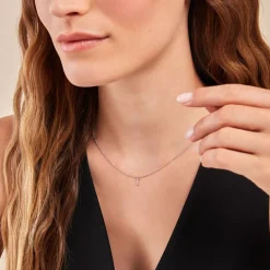 Histoire d'Or Collier Neruda Argent Blanc Oxyde De Zirconium* Colliers|Colliers