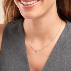 New Histoire d'Or Collier Neruda Argent Blanc Oxyde De Zirconium