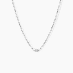 Histoire d'Or Collier Nexus Argent Blanc Oxyde De Zirconium* Colliers|Colliers