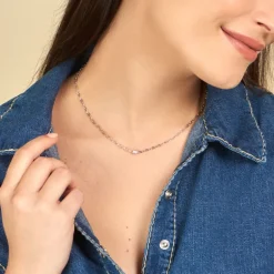 Histoire d'Or Collier Nexus Argent Blanc Oxyde De Zirconium* Colliers|Colliers