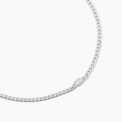 New Histoire d'Or Collier Nexus Argent Blanc Oxyde De Zirconium