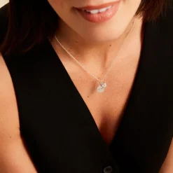 Discount Histoire d'Or Collier Nikoline Argent Blanc Oxyde De Zirconium