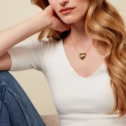 Discount Histoire d'Or Collier Nolene Acier Jaune