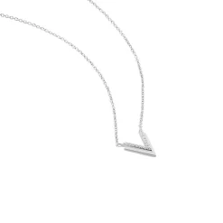 Online Histoire d'Or Collier Nollia De Zirconium argent blanc oxyde