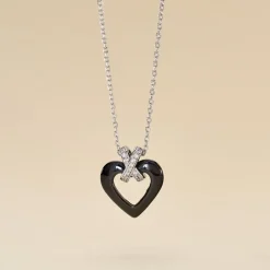 Histoire d'Or Collier Nolwen Argent Blanc Céramique Et Oxyde De Zirconium* Colliers|Colliers