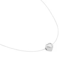 Histoire d'Or Collier Nylon Argent Blanc Oxyde* Colliers|Colliers