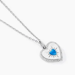 Histoire d'Or Collier Ocean Argent Blanc Turquoise Oxyde De Zirconium* Colliers|Colliers