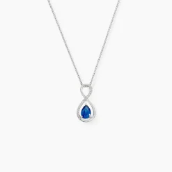 Histoire d'Or Collier Odessa Or Blanc Saphir Diamant* Colliers|Colliers