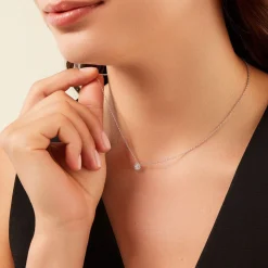 Histoire d'Or Collier Oliviane Argent Blanc Oxyde De Zirconium* Colliers|Colliers