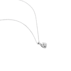 Hot Histoire d'Or Collier Olly Or Blanc Oxyde De Zirconium