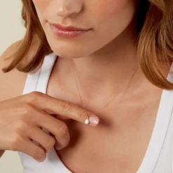 Hot Histoire d'Or Collier Ondée Or Jaune Nacre