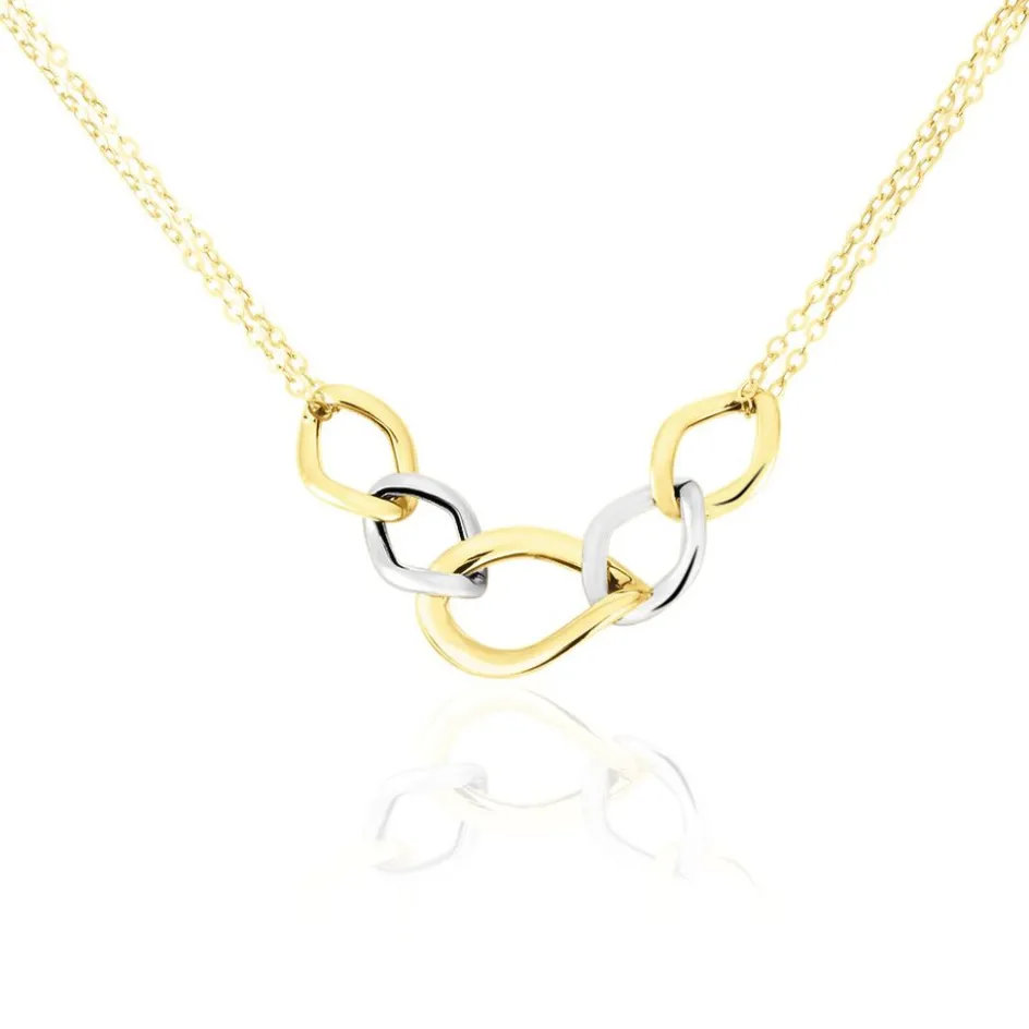 Histoire d'Or Collier Or Bicolore Acanthus* Colliers|Colliers