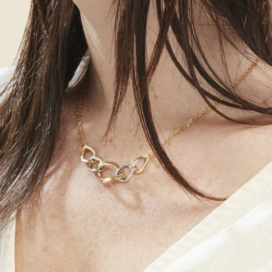 Histoire d'Or Collier Or Bicolore Acanthus* Colliers|Colliers