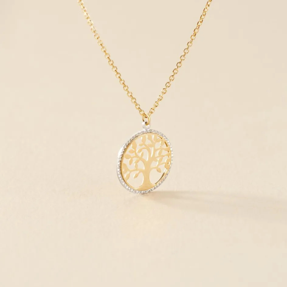 Histoire d'Or Collier Or Bicolore Solidage* Colliers|Colliers