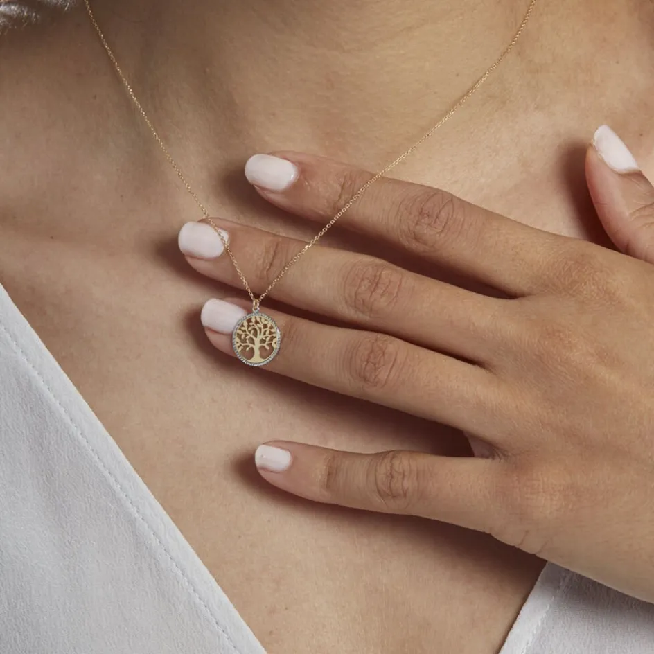 Histoire d'Or Collier Or Bicolore Solidage* Colliers|Colliers