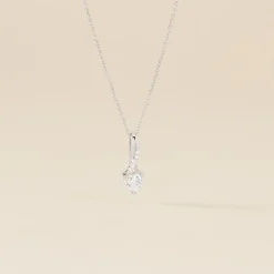 Histoire d'Or Collier Or Blanc Alethea Diamants Synthétiques* Colliers|Colliers