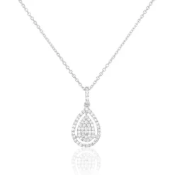 Histoire d'Or Collier Or Blanc Diamant* Colliers|Sautoirs