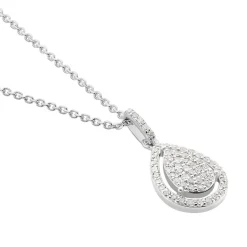Histoire d'Or Collier Or Blanc Diamant* Colliers|Sautoirs