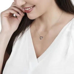 Histoire d'Or Collier Or Blanc Diamant