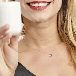 Best Histoire d'Or Collier Or Blanc Eliana Topaze Oxydes or blanc topaze london blue