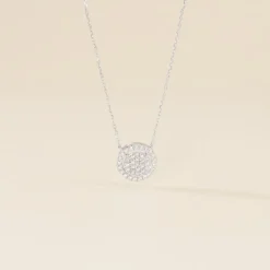 Histoire d'Or Collier Or Blanc Nawra Diamants Synthétiques* Colliers|Colliers