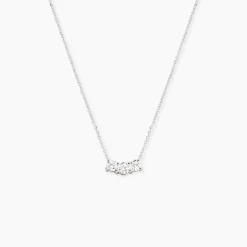 Outlet Histoire d'Or Collier Or Blanc Neely Diamants Synthétiques
