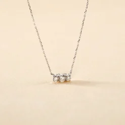 Outlet Histoire d'Or Collier Or Blanc Sabine Diamants
