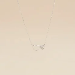 Best Histoire d'Or Collier Or Blanc Stacia Diamants