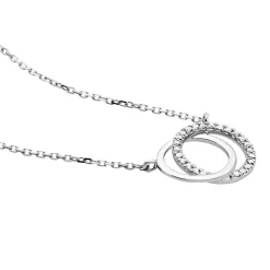 Histoire d'Or Collier Or Blanc Tresha Diamants* Colliers|Colliers