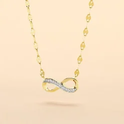 New Histoire d'Or Collier Or Jaune Abimael Diamants
