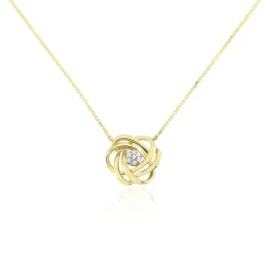 Hot Histoire d'Or Collier Or Jaune Afua Diamants