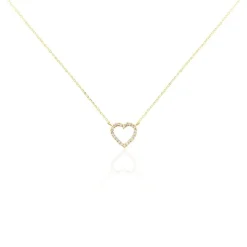 Histoire d'Or Collier Or Jaune Ansel Oxyde De Zirconium