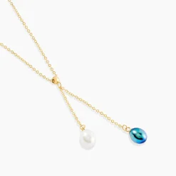 Online Histoire d'Or Collier Or Jaune Brayann Perles De Culture